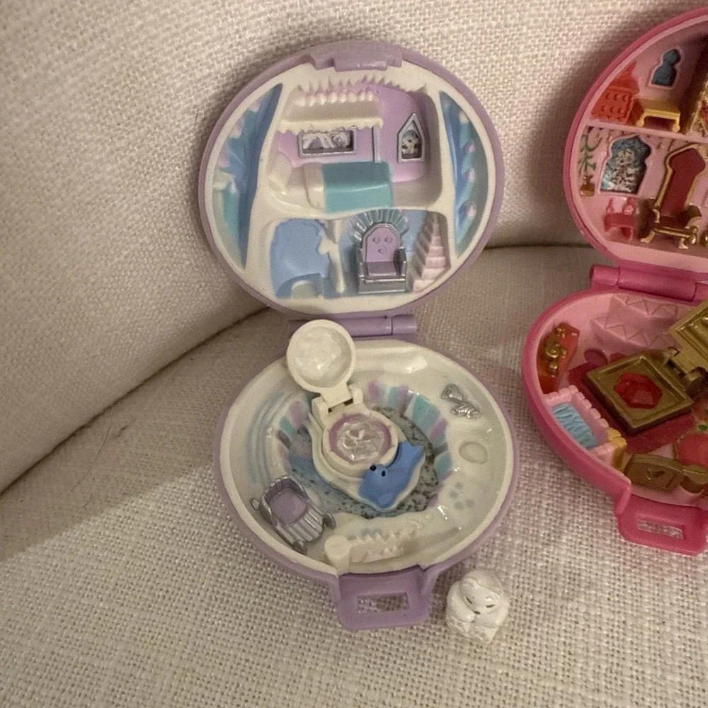 Polly Pocket 1992 Jeweled Undersea Palace Rubin Forest Ice Kingdom Bluebird READ